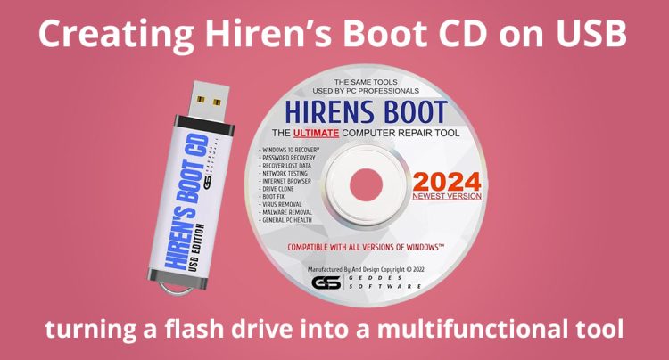 How to create Hiren’s Boot USB?
