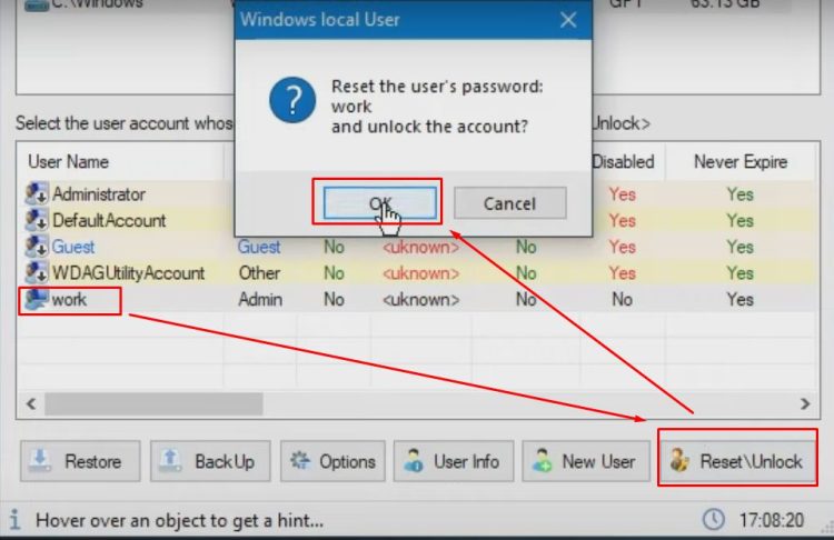 Windows Login Unlocker