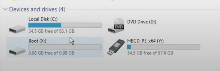 Windows drives