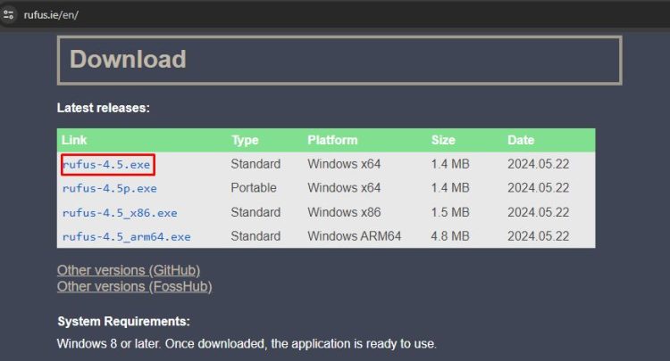 Visit the Rufus website.