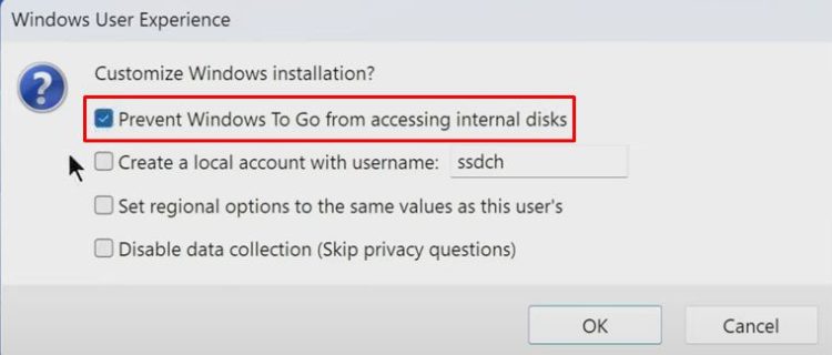 Uncheck the top box if you want to use the drive to remove viruses or transfer files