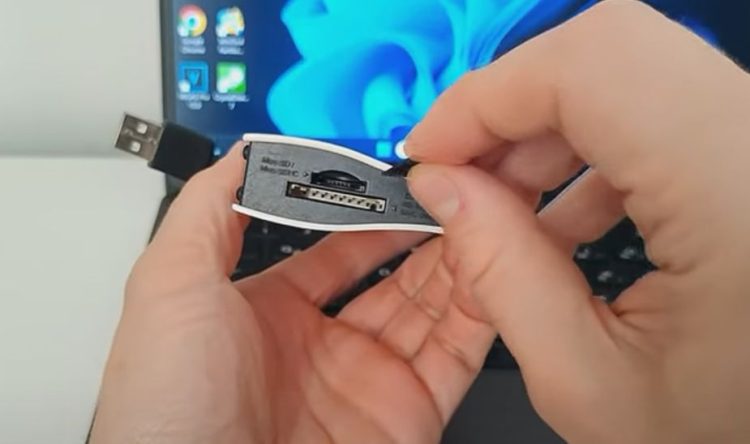 Connecting the Micro SD Card