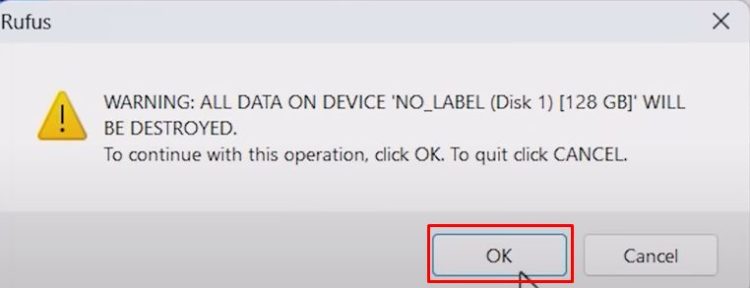 Rufus warning