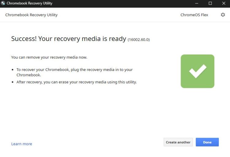 Creating the Chrome OS USB Installer