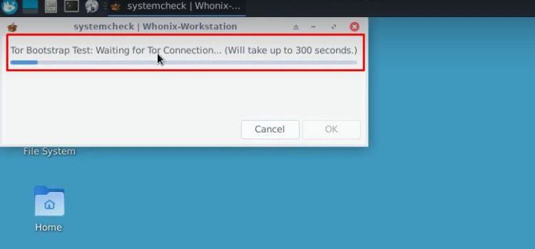 Configuring and Starting Whonix Workstation