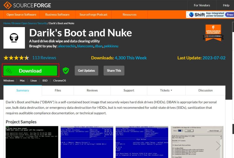 Darik's Boot and Nuke