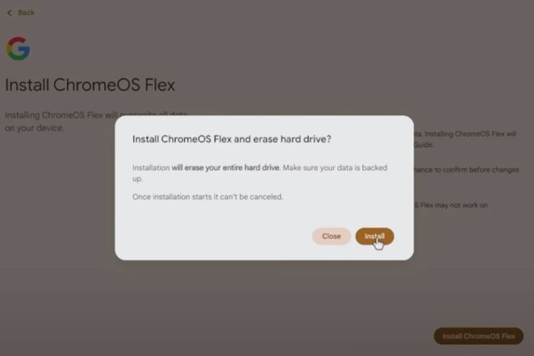 ChromeOS Flex Installation