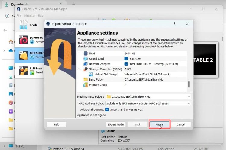 Installing Whonix on VirtualBox