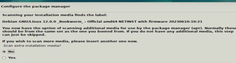 Debian 12 Bookworm Installing