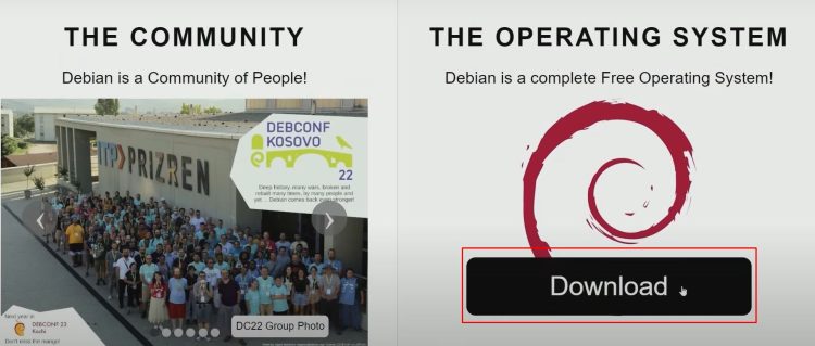 Debian site