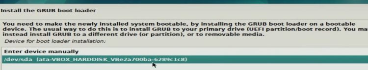 Debian 12 Bookworm Installing - GRUB bootloader