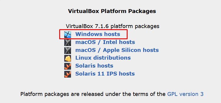 VirtualBox download